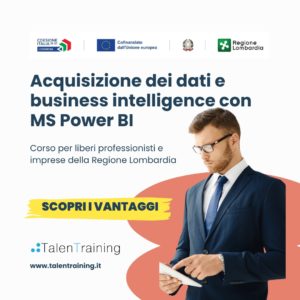 Acquisizione dei dati e business intelligence con MS Power BI